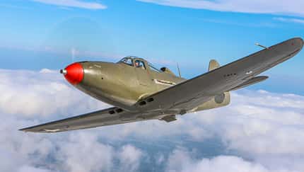 Bell P-39 Airacobra im Flug