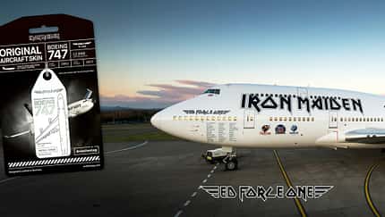 "Ed Force One", Boeing 747-400 von Iron Maiden ist jetzt ein "Puzzle".