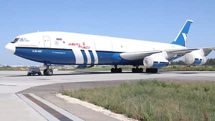 Iljuschin Il-96-400T nach zehn Jahren Standzeit wieder im Einsatz.