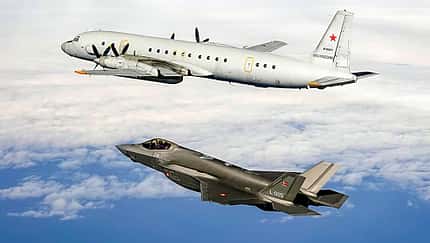 Dänische F-35 fangen erstmals russischen Il-38-Aufklärer ab.