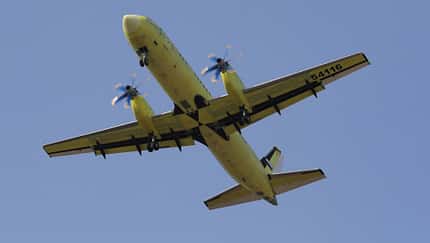 Iljuschin Il-114-300, Erstflug des dritten Prototyps in Russland. 