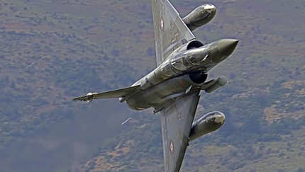 Dassault Mirage 2000D im Tiefflug