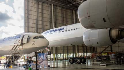 Letzter C-Check für A350-600 der Lufthansa in Manila.