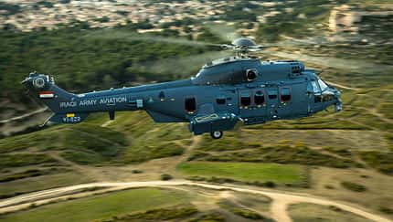 Erste Airbus H225M Caracal für den Irak. 