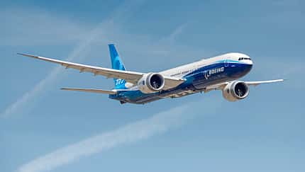 Boeing 777-9 Prototyp im Flug