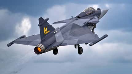 Saab Gripen E beim Start