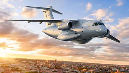 Embraer C-390 für Litauen im Flug Computergrafik