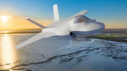 Computergrafik vom BAE-Demonstartor für den neuen Welt-Kampfjet GCAP.