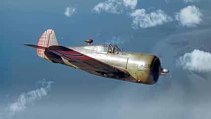 Eine norwegische H-75A-8 über Kanada, fotografiert von Ausbilder Conrad Mohr