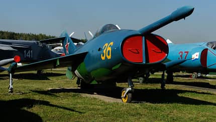 Jakowlew Jak-36 im Museum von schräg vorne