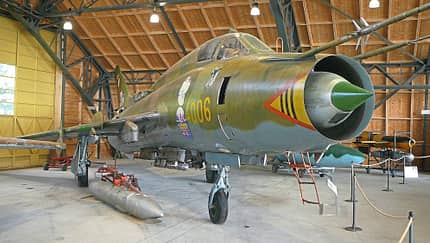 Suchoi Su-22M-4 im Aero-Fabrikmuseum in Prag