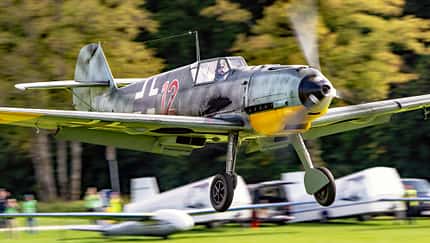 Oldtimer-Fliegertreffen auf der Hahnweide in Kirchheim/Teck 2025.
