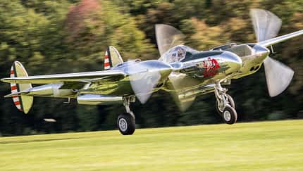 Oldtimer-Fliegertreffen auf der Hahnweide in Kirchheim/Teck 2025.