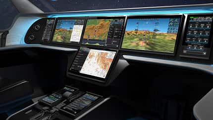 Rendering des Honeywell Anthem Cockpits