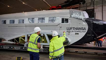 Ju 52 von Lufthansa bezieht neue Heimat