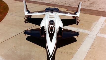 Rockwell, XFV-12, skurrile Flugzeuge Rockwell XFV-12 von vorne