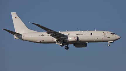 Erste deutsche P-8A Poseidon landet in Berlin. 