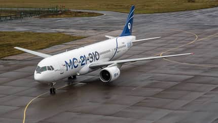 Die neue voll-russische MS-21 auf ihrem ersten Langstreckenflug.