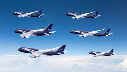 Lufthansa-Jubiläumslackierung auch für A380 und Co.