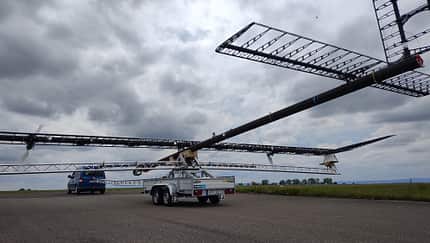 DLR-Solarflugzeug auf dem Weg zum Erstflug