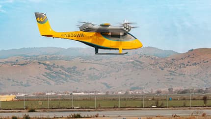 Autonomes Lufftaxi von Wisk hebt erstmals ab