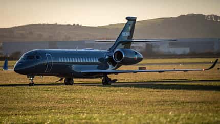 Dassault , Irland, Air Corps, Falcon 6, Falcon 6X, Irische Luftwaffe Dassault Falcon 6X multi-purpose strategic reach aircraft der Irischen Air Corps.