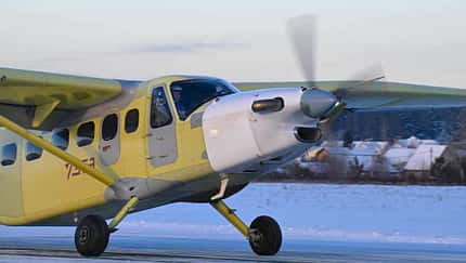 "Baikal-Flugzeug" LMS-901 startet erstmals mit russischem Motor.