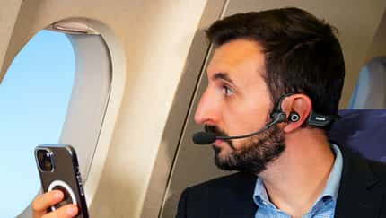 Skyted, Telefonieren an Bord, Skyted 320 Im Flugzeug telefonieren, ohne andere zu stören
