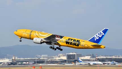 Boeing 777-200 fliegt zum letzten Mal als C-3PO