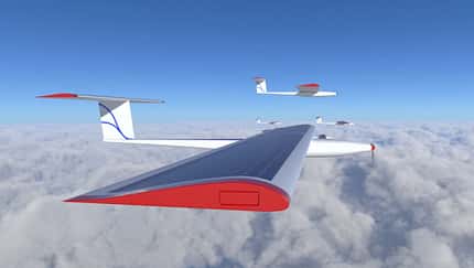 Flugzeuge sollen sich in der Stratosphäre koppeln