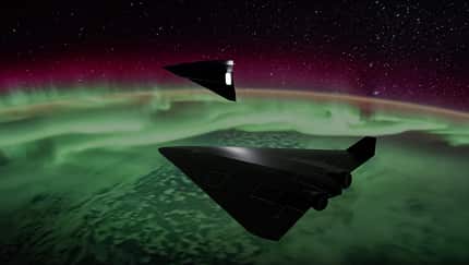 Polaris, Überschallflugzeug Konzeptzeichnung des Überschallflugzeugs Vega