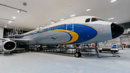 Neuer Lufthansa-Retrojet im Anflug