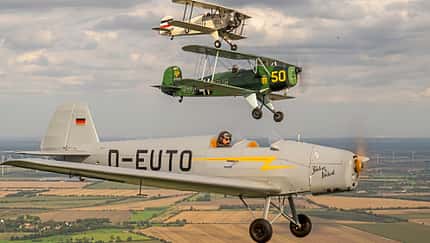 Deutschlands größter fliegender Oldtimer-Verein