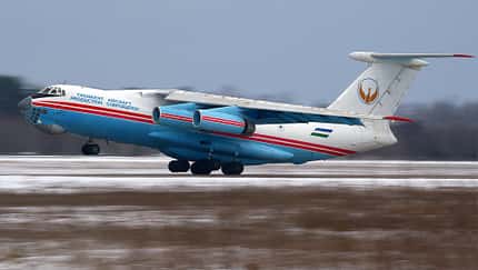 Il-76TD in Taschkent.