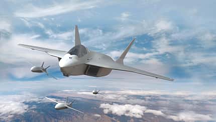 Rendering New Generation Fighter von Dassault Aviation