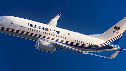 Freedom Plane fliegt historische US-Dokumente