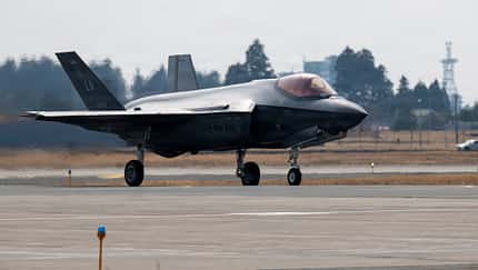 F35A Lightning IIs arrive at Misawa Air Base