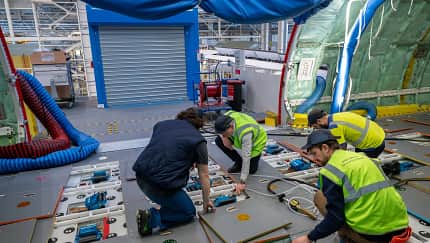 Erster Airbus-A350-Frachter durchläuft Bodentests