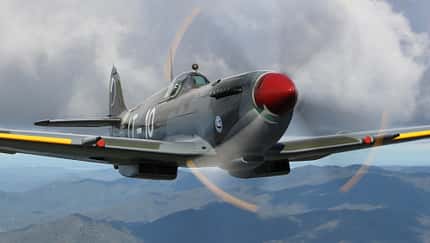 Warbird-Hammer am Točná Airport