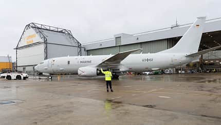 P-8A Poseidon der Deutschen Marine bei Lufthansa Technik in Hamburg