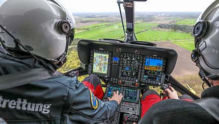 Luftrettung, ADAC, DRF Akademie, Rettungsdienste, Rettungshubschrauber, Hillsboro Aero Academy, Pilotentraining, Rettungseinsatz, H145, H135 ADAC Luftrettung im Einsatz