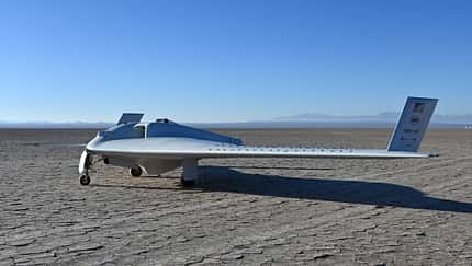 Northrop Grumman XRQ-73 auf Wüstenboden