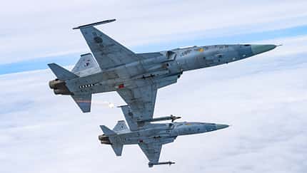 Südkorea, F-5, Northrop F-5 Freedom Fighter, F-5A Südkoreanische F-5 beim Training.