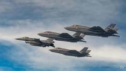 F-35, Polen. F-35A Lightning II Polen nimmt erste F-35A im Inland in Empfang.