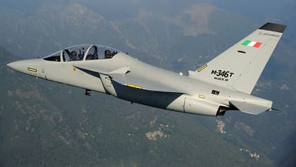 M-346 Block 20, Leonardo, ITPS Leonardo M-346T Block 20 im Flug
