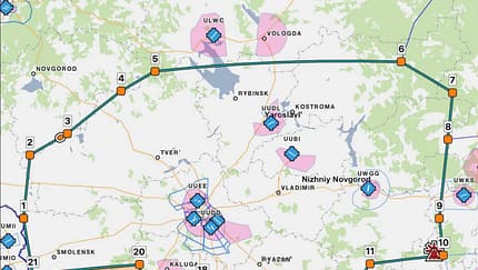 Luftraumsperre um Moskau für Allgemeine Luftfahrt