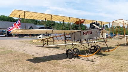 Avro-Dreidecker in Shuttleworth verunglückt