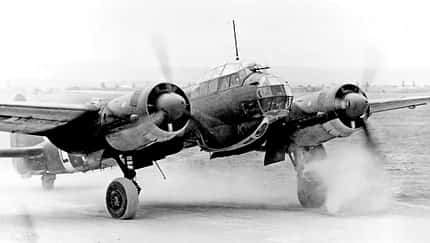 Junkers Ju 88 A-5 des Lehrgeschwaders 1 auf Sizilien