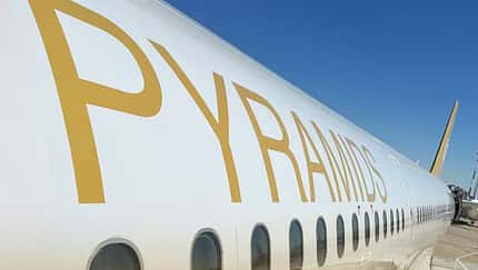 Pyramids Airllines, Pyramids, Ägypten Airbus A321 von Pyramids Airlines aus Ägypten