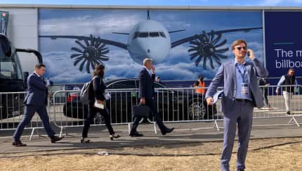 Luftfahrtmesse Farnborough öffnet